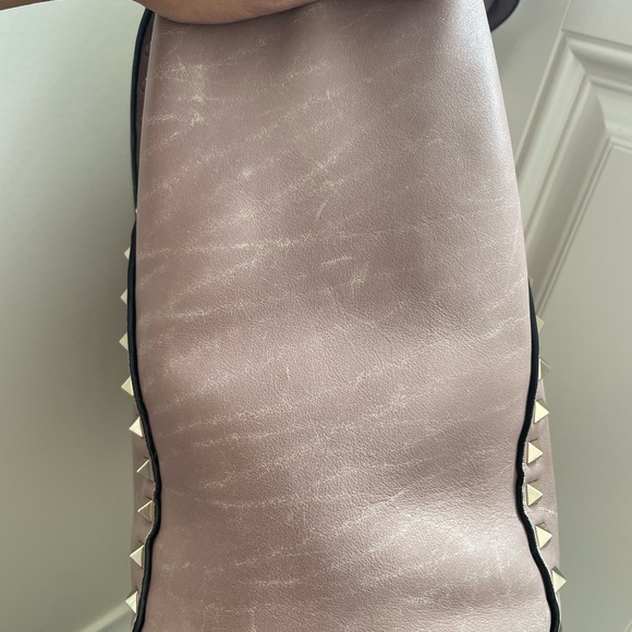 Authentic Valentino Rockstud Blush Pink 2 Way Bag - Picture 6 of 11